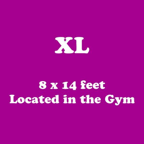 Extra-large location in the gym.